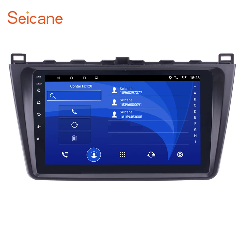

Seicane 2Din Android 7.1/8.1 9inch GPS Car Radio Wifi Quad Core Multimedia Player Head Unit For Mazda 6 Rui wing 2008-2014