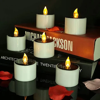 

YWXLight LED Solar Light Electronic Candle Light Safe Smoke Free Outdoor Garden Garden Holiday Party Wedding LED Light