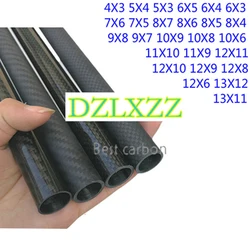 2pcs 3K Carbon Fiber Tube pipe carbon fiber rod 4mm-13mm DIY Drone kit Quadcopter Frame arm Landing Gear drone Accessories 2pcs 3K Carbon Fiber Tube pipe carbon fiber rod 4mm-13mm DIY Drone kit Quadcopter Frame arm Landing Gear drone Accessories