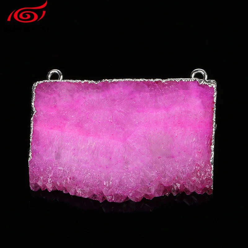 druzy slice pendant connector (11)