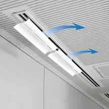 Кондиционер крышка центрального кондиционера лобовое стекло безопасности Регулируемый Ветер Дефлектор анти прямой дующий Универсальный дефлектор