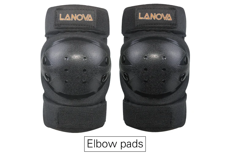 LANOVA 6 шт./компл. набор защитных передач накладки на колени локти колодки Защита запястья для скутера Велоспорт роликовое катание