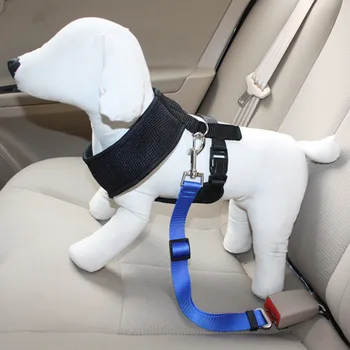 

Whoelsale 3 units/lot Dog Car Safety Belt Free Shipping Durable Pet Dog Cat Training Adjustable Pet Leash Restraint Leads