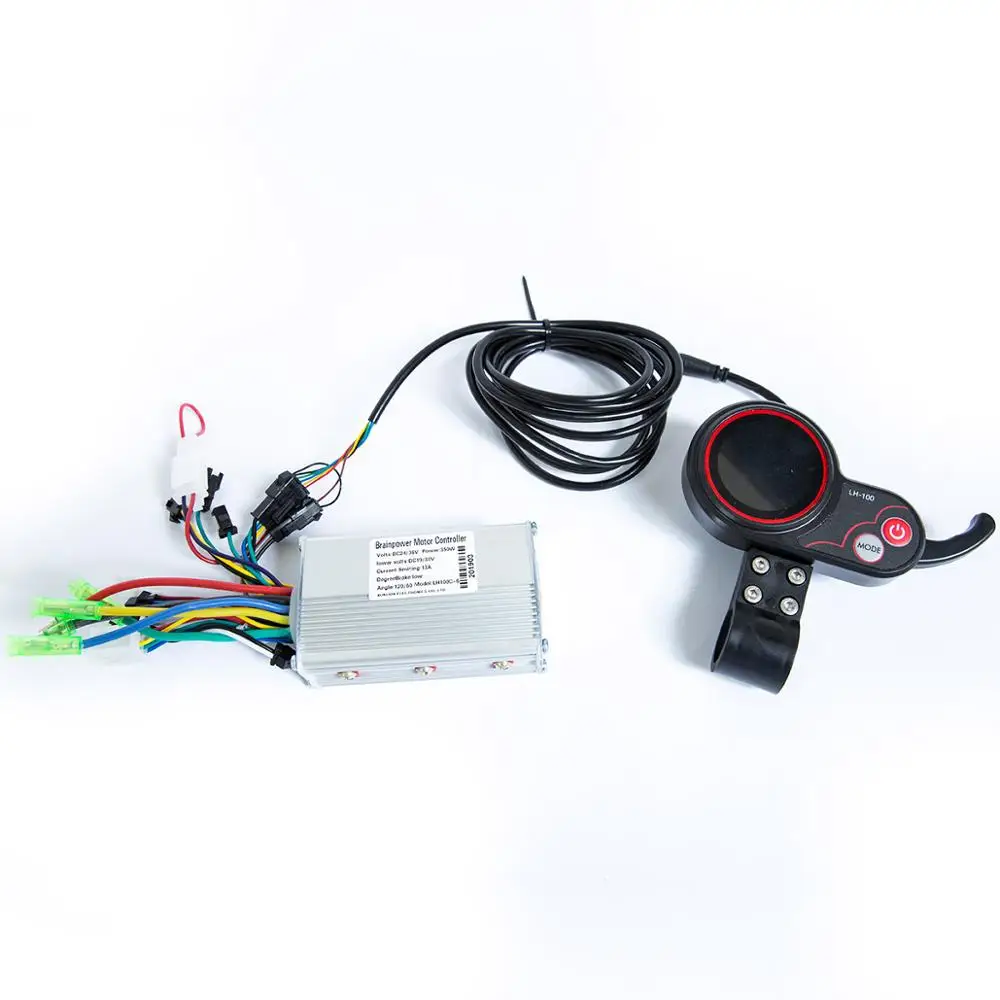 

Colorful Scooter LED Display With Thumb Throttle And Controller Electric Bike Accessories Computer Speed Assistant LED Meter