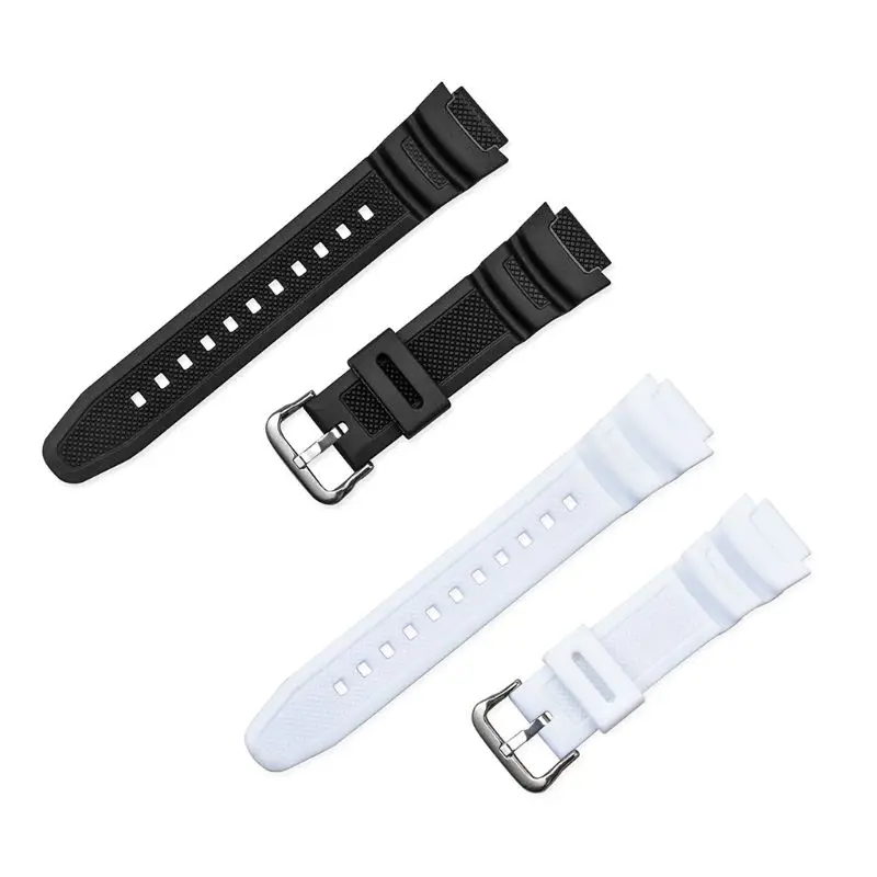 

Watchband Wrist Strap Band Soft Slicone Adjustable Replacement AQ-S810W Sports Watch