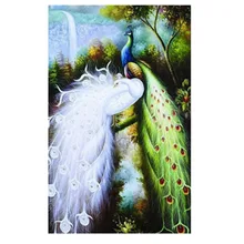 Schönheit Leben 5D DIY Diamant Pfau Malerei Animation Vogel Beadwork Kreuzstich Voller rosenbohrer Mosaik kits Diamant mazayka