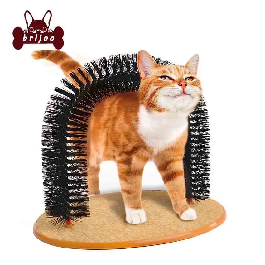 Cat Toy Cat scratching hair brush cat beauty arch type bristle cat toy pet supplies