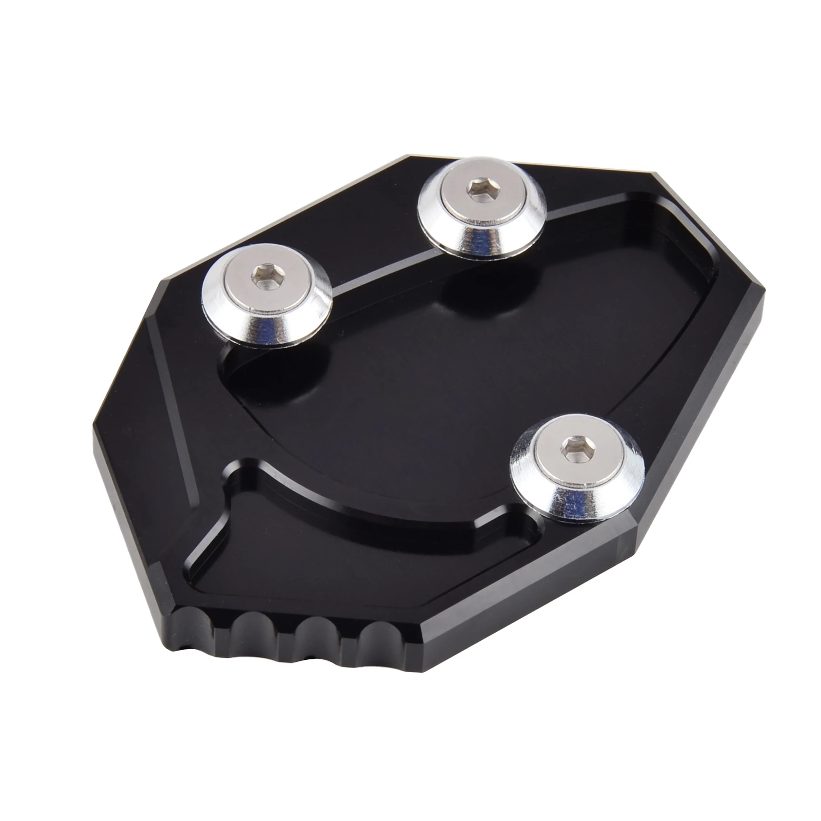 CNC Side Parking Kickstand Pedal Extension Pad Enlarger Plate Holder For Kawasaki Ninja GTR1400 ZX14R ZZR1400 /Concours 14 08-15