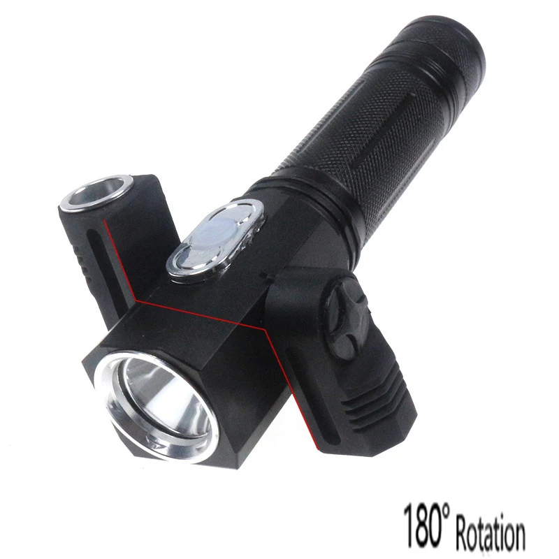 CREE T6 + 2 * XPE вращающийся фонарик 8000LM светодиодный Lanterna для кемпинга охоты Мини