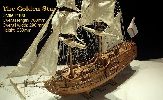 Details about   6509 Galleon "Golden Doe" Star Model Kit For Kids Adults