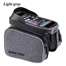 

Bike Bag 6.0 Inch Touch Screen Bicycle Bag Front Frame Top Cell Phone Bycicle Frame Bag Double Pouch Reflective Bike Accessories