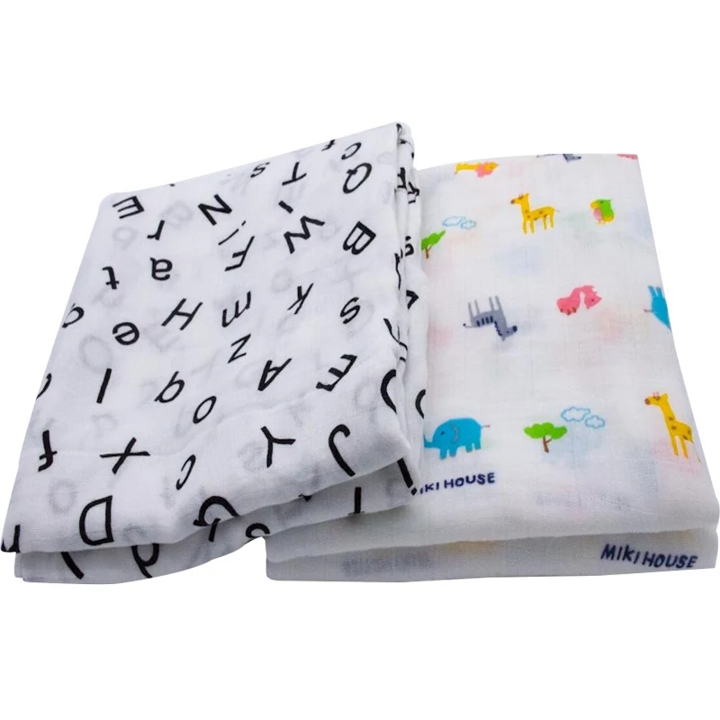 

Baby blanket Bamboo Fiber baby muslin swaddle blanket quality better than Aden Anais Baby Multi-use Blanket Infant Wrap 2Pcs/lot