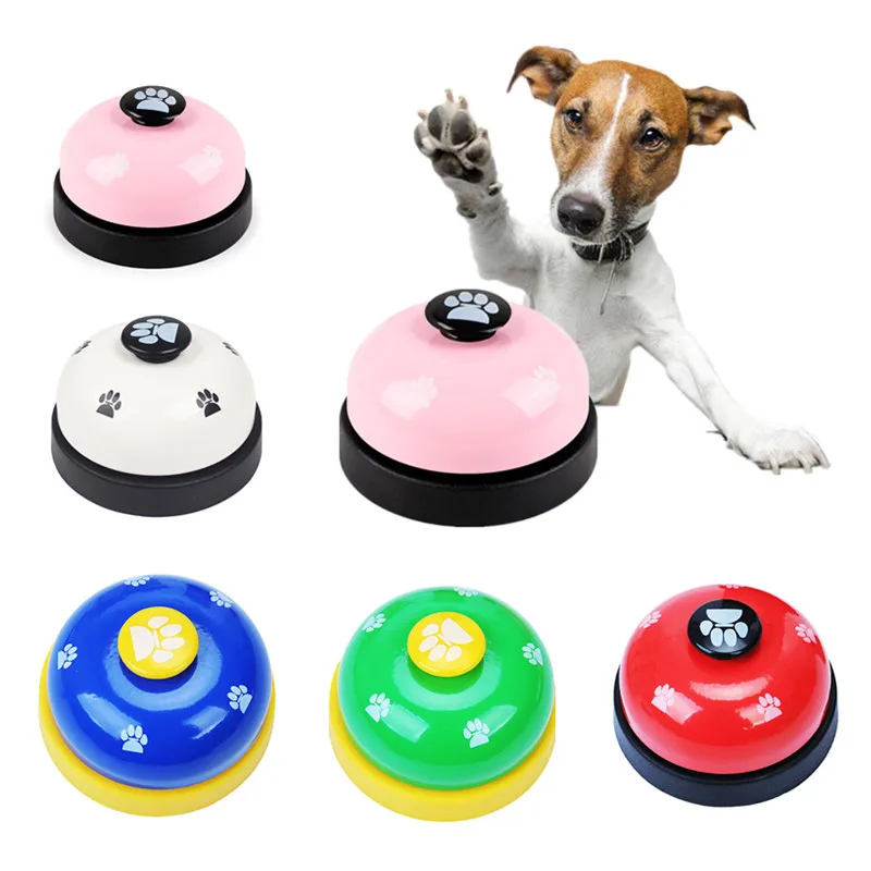 New Creative Pet Training Feeding Bell Dog Call Dinner Bell Interactive