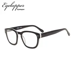 R089 Eyekepper очки для чтения профессор Винтаж Стиль весна петли руки + 0,50 ----- + 4,00