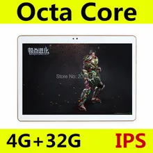 10 дюймов MTK8752 Восьмиядерный Планшеты PC смартфона 1280×800 HD 4 ГБ Оперативная память 32 ГБ Встроенная память Wi-Fi 3 г wcdma Мини Android 5.1 GPS fm Tablet + подарки