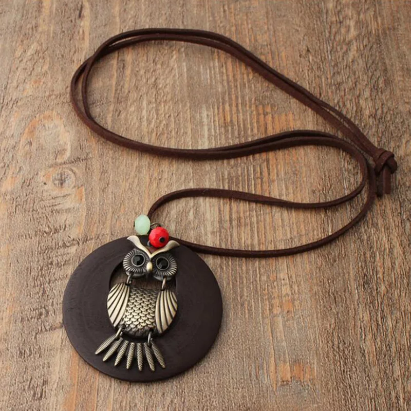 Женское Ожерелье в стиле хип хоп|owl necklace|necklace longwomen necklace |