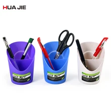 Creative Fashion Pen Holder Office Organizer Round Pen Pencil Holder Stationery Storage Box Gift Desktop Simple Pen Holder H269 1 pc pencil shaped pen stand holders for students plastic dest stationery holder cartoon creative pen holder