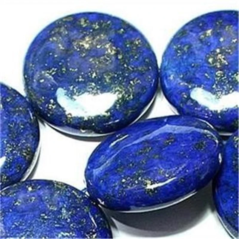 

New Style Natural 12mm Coin Lapis Lazuli Chalcedony Loose Semi Precious Bead Fashion DIY Charms Beads For Jewelry Making