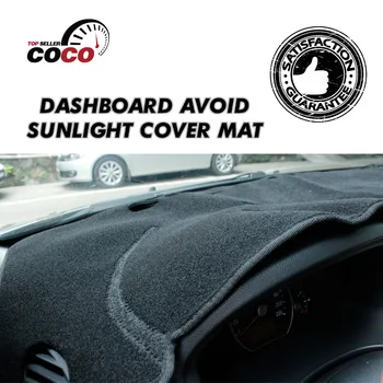 

Car-Styling Auto Instrument Dashboard Avoid Sunlight Mat Pad Black Covers Carpet Sun Block SunShades For VW Golf 4 2006