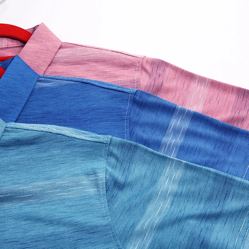 Брендовая Повседневная летняя полосатая рубашка поло с коротким рукавом, мужская рубашка из Джерси, роскошные мужские футболки поло, модная одежда 42201