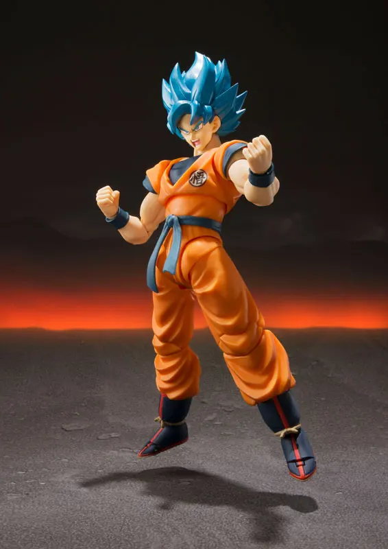 BANDAI spirches Tamashii NACES S. H. Figuarts (SHF) фигурка-Супер Saiyan God SS Son Goku от "Dragon Ball Super Broly"