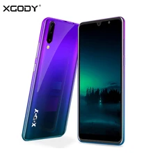 XGODY P30 3g смартфон " 18:9 Android 9,0 2 Гб ОЗУ 16 Гб ПЗУ MTK6580 четырехъядерный процессор две sim-карты 5 Мп камера 2800 мАч gps WiFi мобильный телефон