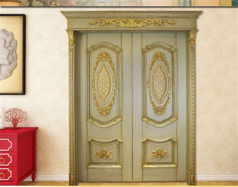 Us 2999 0 Classic Apartment Villa House Main Entrance Wooden Door Design In Bedroom Sets From Furniture On Aliexpress