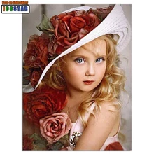 3D DIY полный квадратный/круглый Алмаз Живопись Ангел ребенок вышивка кристаллами рисунок Настенный декор живопись изображение на заказ