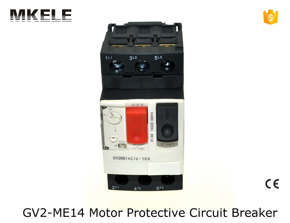 

GV2-ME14 GV2 ME 3p 6-10A Motor Protection Switch Motor Manual Starter Circuit Breaker MPCB