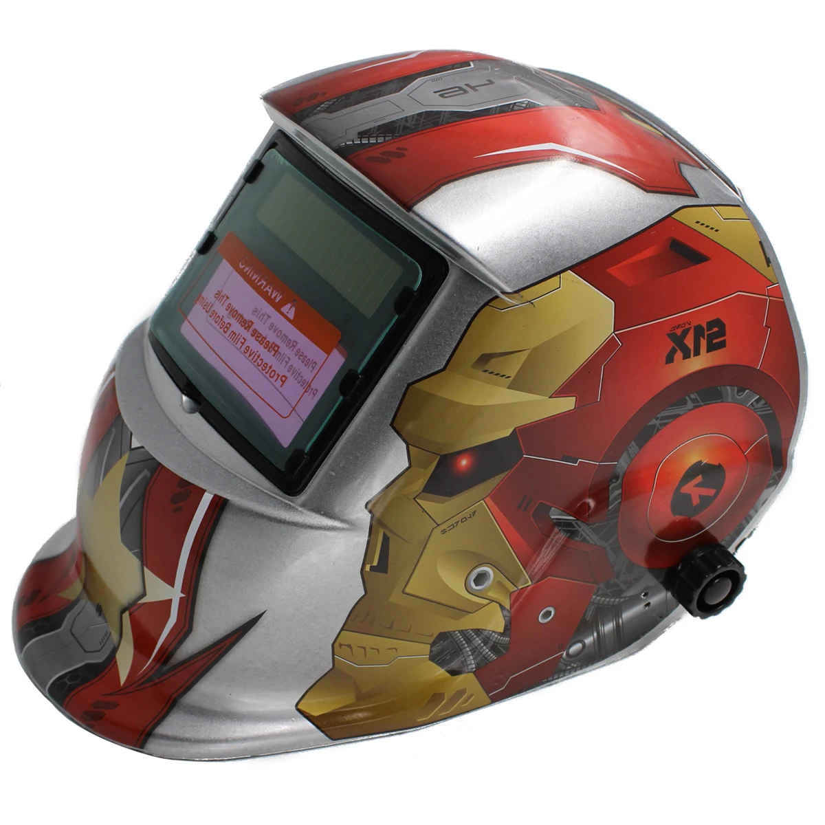 

Mayitr Welding Helmet Super Solar Auto Darkening Electric Grinding Welding Mask Protective Welder Cap Welding Lens Machine