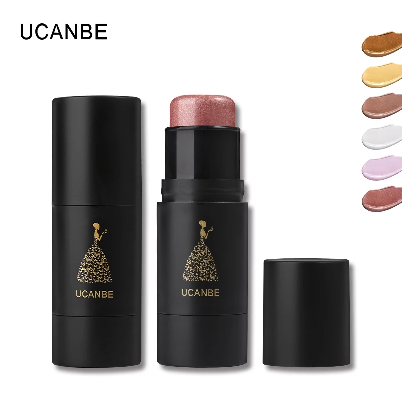 

UCANBE Highlighter Bronzer Stick 8 Colors Shimmer Highlight Makeup Stick Make Up Base Face Contour