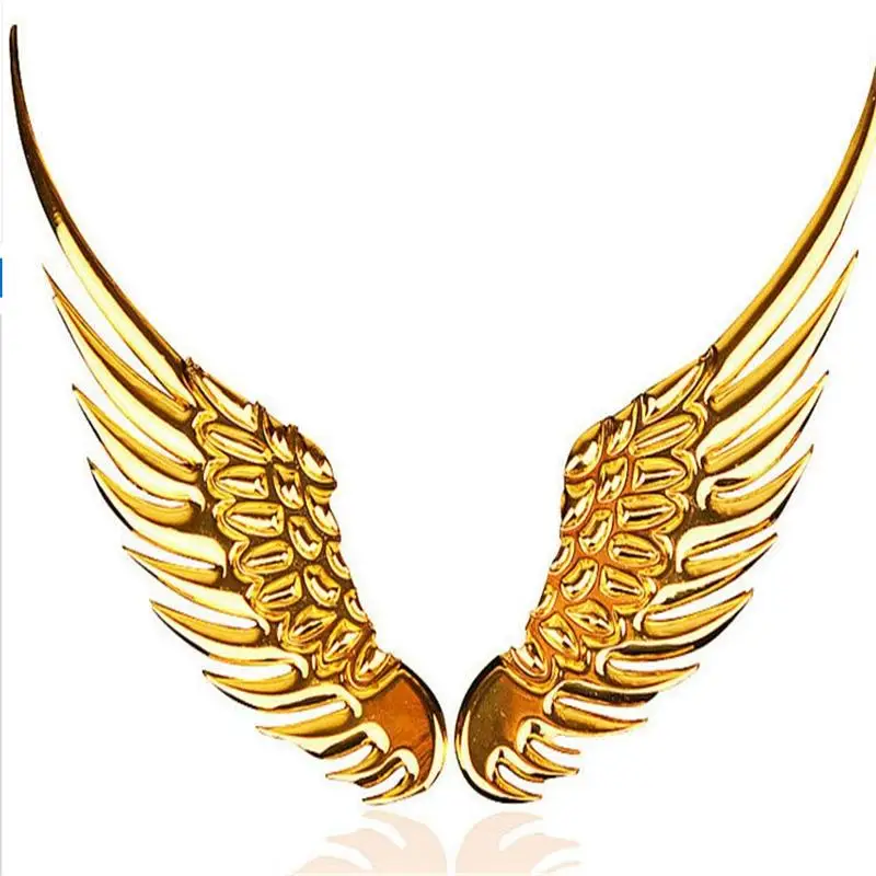 Silver CARRUN 3D Metal Angel Wing Emblem Car Styling Motorcycle Accessories Metal Badge Stickers Label Emblem Car Stickers Silver CARRUN 3D Metal Angel Wing Emblem Car Styling Motorcycle Accessories Metal Badge Stickers Label Emblem Car Stickers
