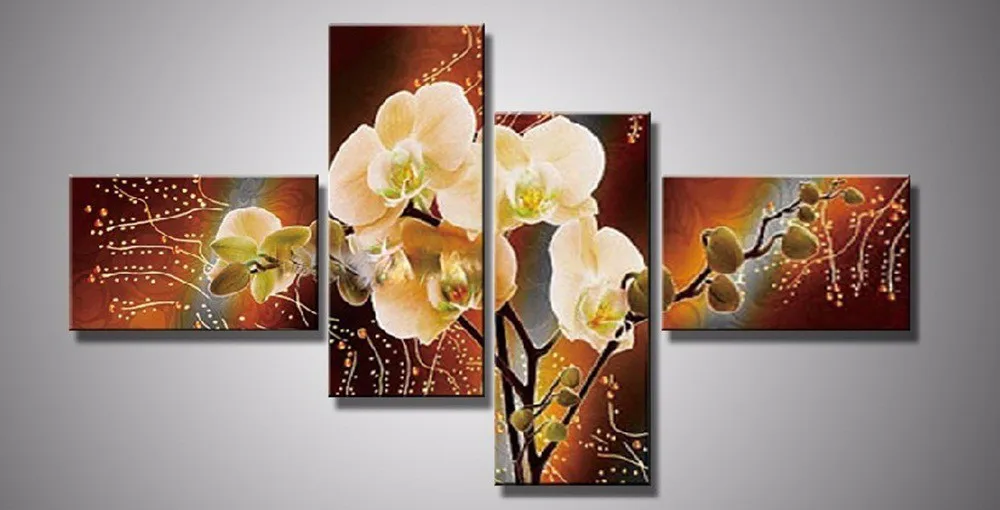 4-Piece-Wall-Art-No-Framed-Modern-Abstract-font-b-Acrylic-b-font-font-b-Flower (3)