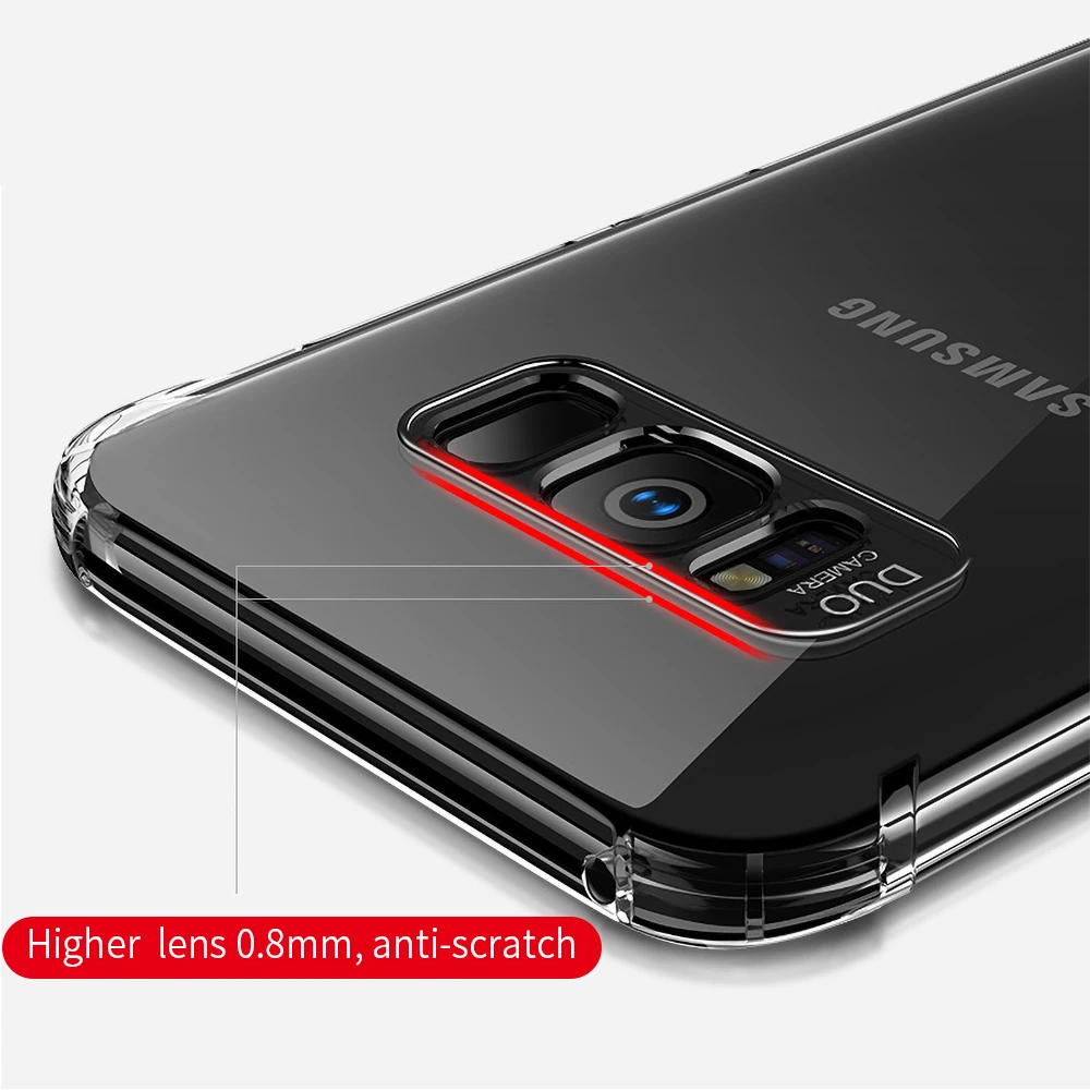 Essager Прозрачный чехол для samsung Galaxy A70 A60 A50 A40 A30 A20 S10 плюс S10E Note 9 8 A9 A8 A7 A6 S9 S8 S7 край M30 M20 M10