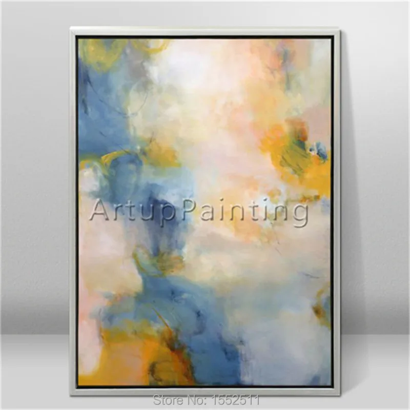 

Modern abstract beautiful Colour oil painting Hand painted canvas painting the sitting room decorative oil painting 5