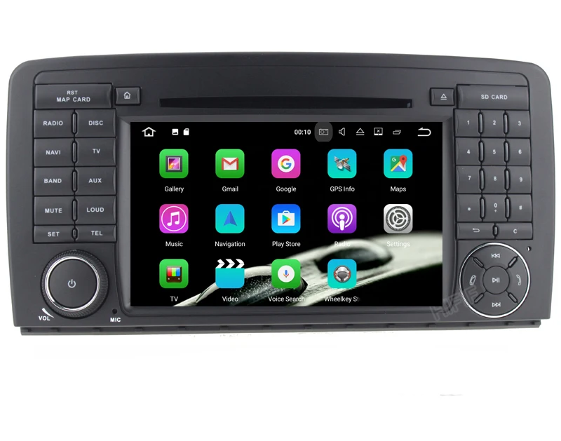 Flash Deal 1024*600 Octa Core Android 8.0 Car DVD for Mercedes Benz AMG/R Class W251 R280 R300 R320 R350 GPS Radio Stereo 4GB RAM 32GB ROM 17