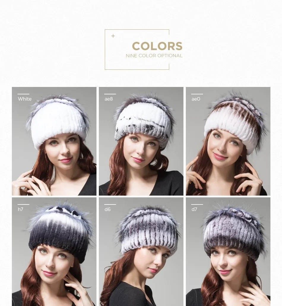 fur woman winter hats PCM009 (4)