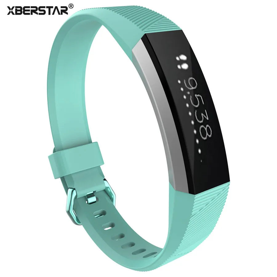 Силиконовый ремешок XBERSTAR унисекс Браслет Для Fitbit Alta HR сменный фитнес С