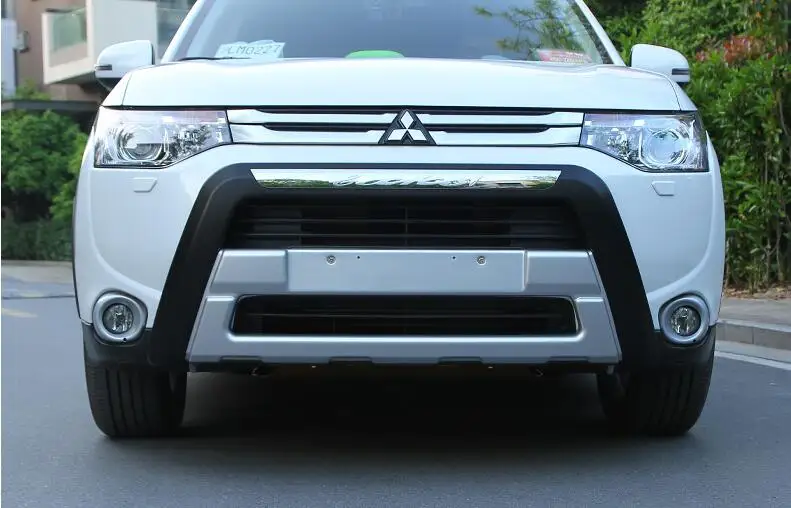 Для Mitsubishi Outlander 2013 2015 передние и задние бамперы защита для губ противоскользящая