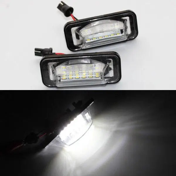 

2x Bright White LED License Plate Canbus Error Free Lights For DAIHATSU Move Custom
