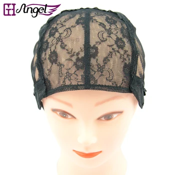 

Wholesale 60pcs 22.5" Circumference Breathable Lace Net U Part Wig Caps Hairnet for Making DIY Weaving Wigs