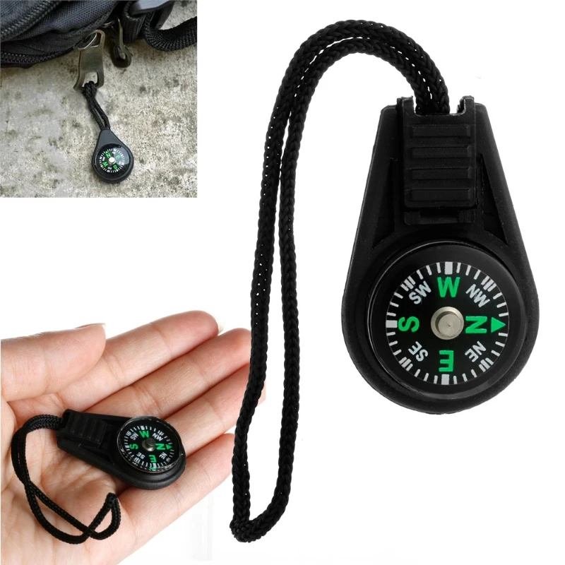 

Mini Zipper Pull Compass Backpack Bag Strap Charm Sport