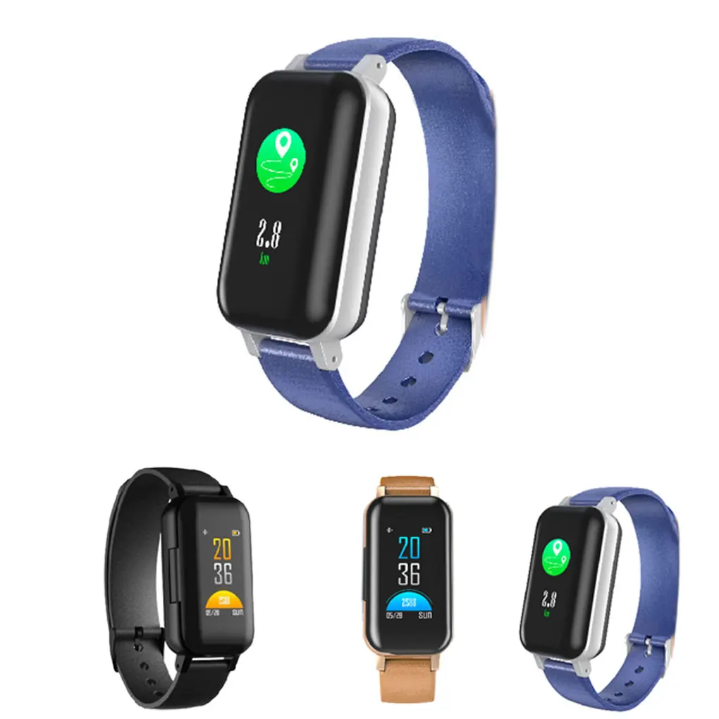 

Smart Watch Wristband Sports Fitness Blood Pressure Measurement Heart Rate Call Message Reminder