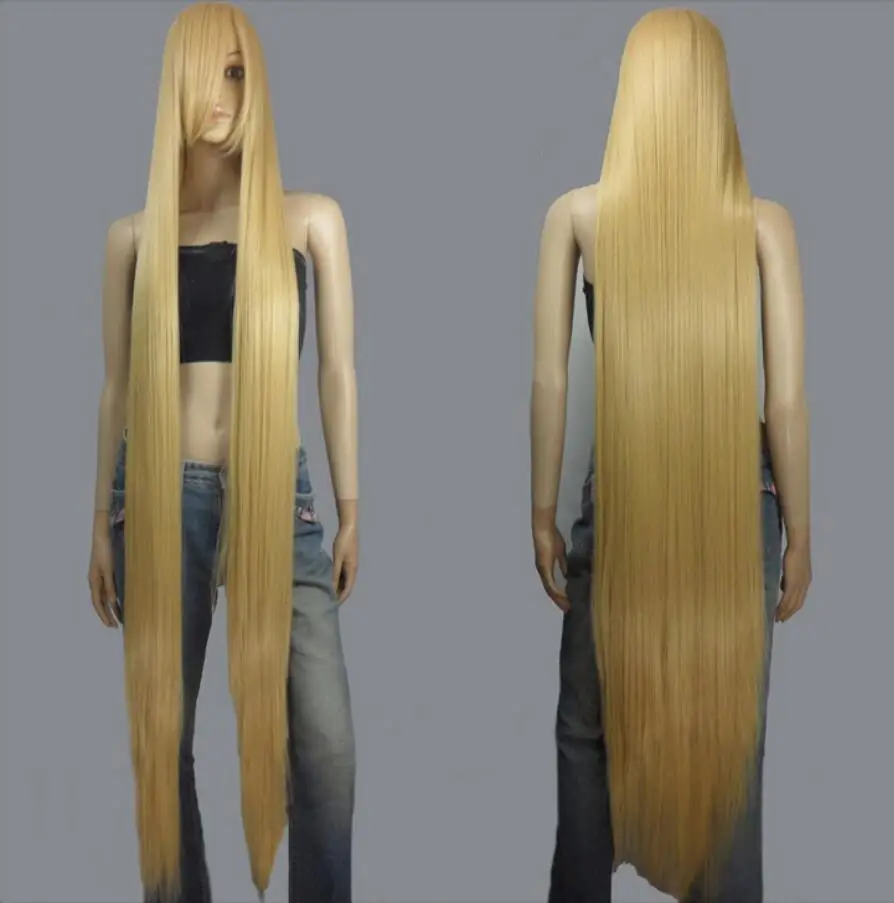 Парик 150 см бежевый блонд Styleable Экстра супер длинные парики для косплея