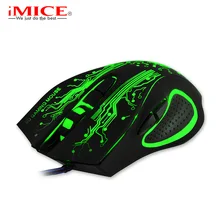 2017 Nueva Computadora 6D USB Con Cable Profesional Gaming Mouse Óptico LED Cable Ratones para el Ordenador Portátil PC de Escritorio Para Pro Gamer CSGO LOL