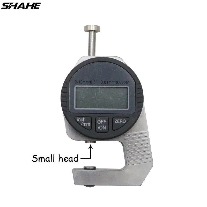Portable Large LCD Electronic Thickness Gauge Mini 0.01 mm Digital Meter 0-12.7 With Small Head | Инструменты