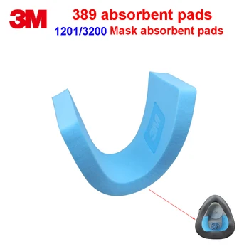 

3M 389 absorbent pads 1201 1203 3200 HF-52 Dust gas masks Special pad Water absorption Sweat Health pad