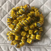 10 мм Внутреннее кольцо Размер FCC кольца для голубей птица кольцо 1000 шт./лот