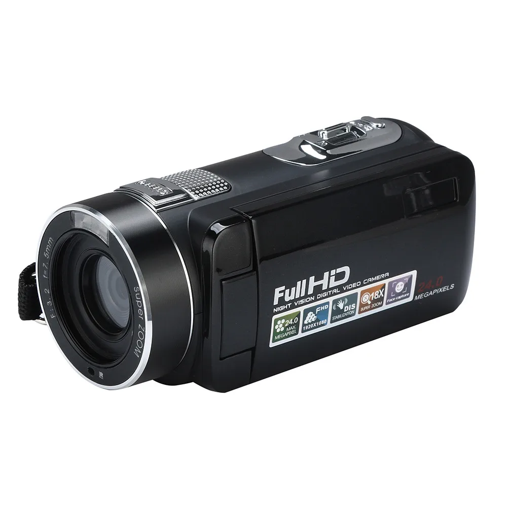 HIPERDEAL модная 18X Цифровая видеокамера с инфракрасным зумом и ночным видением HD 1080P 24,0 MP Портативная Цифровая камера DV recorder