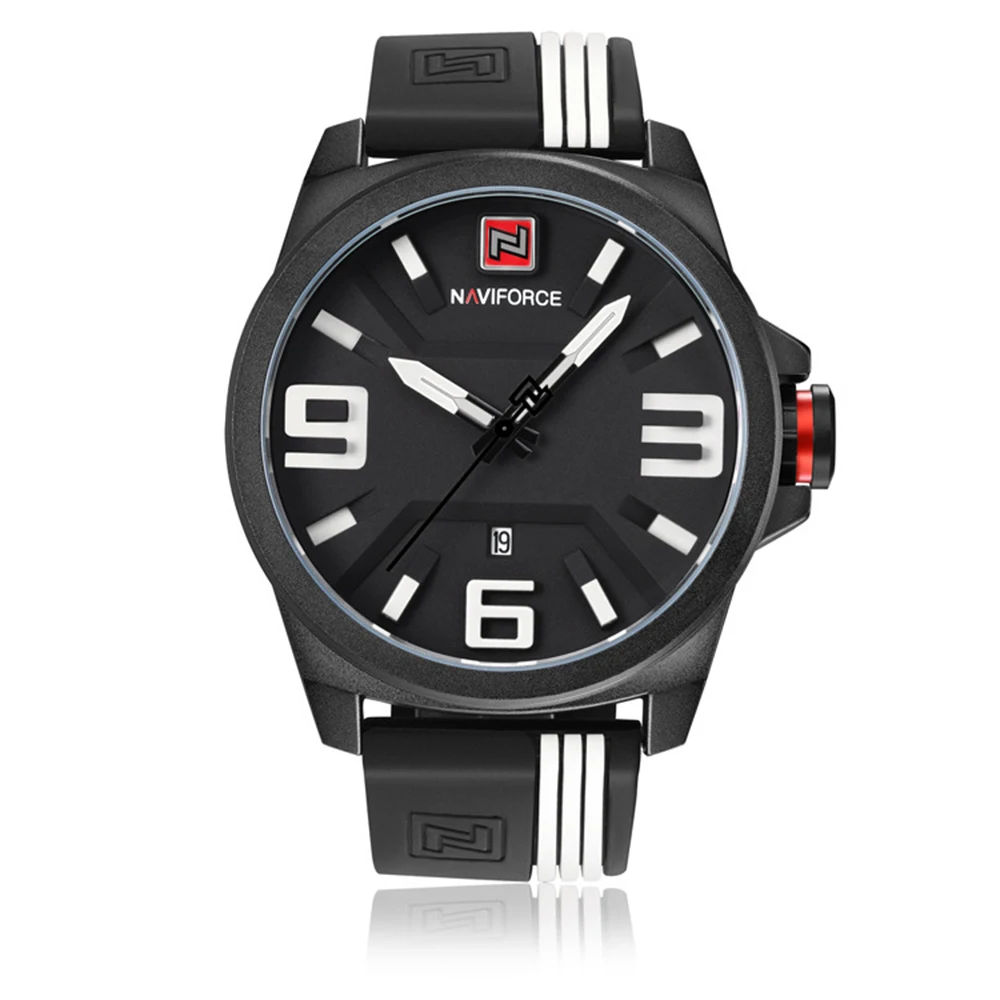 

Business calendar waterproof quartz men's watch fashion plastic wristwatch